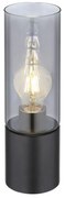 Globo 21000TB - Lampa stołowa ANNIKA dotykowa 1xE27/25W/230V pr. 9 cm czarna