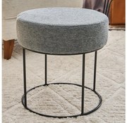 Taboret JAVI śr. 40 cm szary