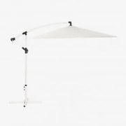 Parasol Gerran Ø295 Cm Z Tkaniny I Stali Gardenia Biel - Sklum