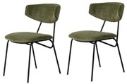 Zestaw krzeseł do jadalni Nancy Green and Black, 2 szt.