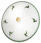 Kolarz 731.U12.4.100-Lampa sufitowa NONNA 2xE14/60W/230V śr. 32 cm zielony/mosiądz