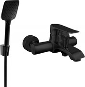 Mexen Pecos R62 bateria wannowa z zestawem prysznicowym, czarna - 7273R62-70