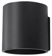 Czarny kinkiet Sollux Roda