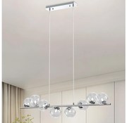 ONLI - Żyrandol na linkach KIMBERLY 8xG9/6W/230V błyszczący chrom