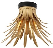 Plafon art deco złoty - Wesley