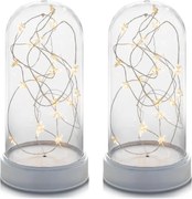 Lampki dekoracyjne 20 LED, ciepła biel, 2 szt.