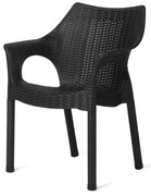 Fotel rattanowy Cambridge Night 61 x 54 x 80 cm