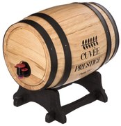 Beczka na wino z dozownikiem, drewniana baryłka, 5,5 L