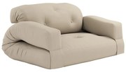 Beżowa sofa rozkładana odpowiednia na zewnątrz Karup Design OUT™ Hippo Beige