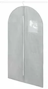 Compactor Pokrowiec na garnitury i krótkie sukienki Boston, 60 x 100 cm, szary, S