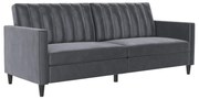 Szara aksamitna sofa 207 cm Celine – Støraa