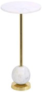 Metalowy okrągły stolik ø 25 cm Salo – House Nordic
