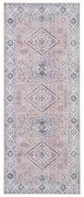 Jasnoróżowy chodnik Nouristan Gratia, 80x200 cm