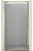 Mexen Exo drzwi prysznicowe uchylne 70 cm, transparent, złote - 8181-070-000-50-00