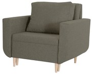 Fotel DORO z funkcją spania Brązowy