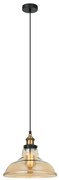 ITALUX MDM-2381/1 GD+AMB - Lampa wisząca HUBERT 1xE27/40W/230V