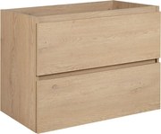 Szafka łazienkowa podwieszana jasny dąb 80 cm M9-S55