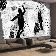 Fototapeta - Street art - zamieszanie (196x136 cm)