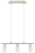 Eglo - LED lampa wisząca MY CHOICE 3xE14/4W/230V chrom/biały