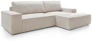 Narożnik z funkcją spania FELICIA M kremowy prawy/lewy PIASKI Meble