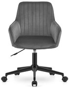 Ciemnoszare krzesło biurowe ROXY