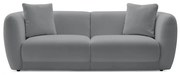 Jasnoszara sofa 230 cm Bourbon – Bobochic Paris