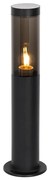 Nowoczesna lampa ogrodowa na słupie czarna 45 cm IP44 - Rox