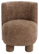 Ciemnobrązowy fotel Kamova – Light &amp; Living