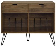 Brązowa biblioteczka Novogratz Concord, 101x81 cm