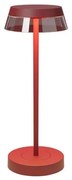 Redo 90311- Czerwona lampa stołowa LED ILUNA LED/2,5W/5V 3000 mAh IP65, ściemnia