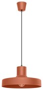 Lampa wisząca BILO ochra czerwona SOLLUX LIGHTING