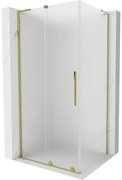 Mexen Velar L kabina prysznicowa rozsuwana 90 x 70 cm, szron, złota - 871-090-070-33-50