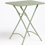 Składany Kwadratowy Stół Kuchenny 60x60 Cm Ze Stali Janti Iceberg - Sklum