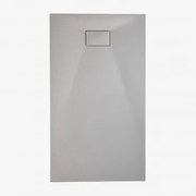 Brodzik Prysznicowy Soho Prostokątny, Antypoślizgowy, Bardzo Płaski Z Żywicy Smc Jasnoszary & 120 X 70 Cm - Sklum