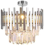 Żyrandol ASPEN 6xE14/40W/230V matowy chrom