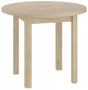 Okrągły stół jadalniany ADAM 80x80 cm, dekor dąb Cremona Torro