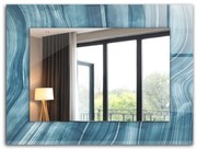 Lustro dekoracyjne Abstrakcyjne niebieskie linie