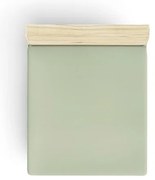 Zielone bawełniane prześcieradło z gumką 140x190 cm – Mijolnir