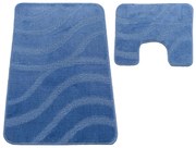 Niebieski zestaw dywaników łazienkowych S0-F75
