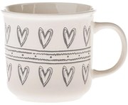 Ceramiczny kubek Serca II, 450 ml