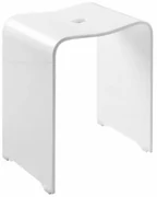 RIDDER A211101 Trendy taboret łazienkowy 40 x 48 x 27,5 cm, biały matowy