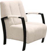 Nowoczesny fotel Looft w kolorze kremowym-ponadczasowy styl