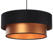 Miedziano-czarna lampa wisząca nad stół - S415 G5-C77
