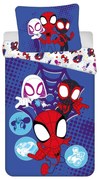 Niebieska bawełniana pościel dziecięca jednoosobowa 140x200 cm Spidey – Jerry Fabrics