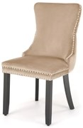 Krzesło tapicerowane ALDA beżowe HALMAR
