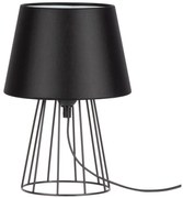 Spot-Light 7661104 - Lampa stołowa MANGOO 1×E27/40W/230V czarna