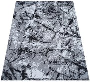 Prostokątny Szary Dywan W Loftowym Stylu M7-K18