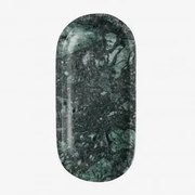 Taca Dekoracyjna Z Naturalnego Kamienia Ceranova Zielony Marmur Udaipur & ↔︎ 25 Cm - Sklum