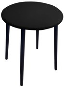 Taboret TRIX D01 czarny podstawa czarna