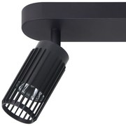 VERTICAL BLACK SPOT 2xGU10 czarna, podwójna, dwa klosze na listwie